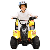 MYTS Kids Pro 80cc Fully Automatic Atv Quad Bike - Yellow