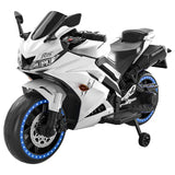 MYTS Kids R15 Ride-on Sports Bike 12V - White