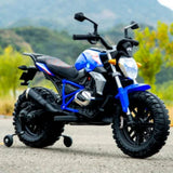 MYTS Kids Sporty Ride-on Motorbike 12V - Blue