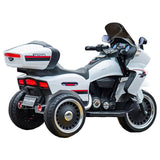 MYTS Kids Three Wheel Ride-on Sports Bike 12V - White