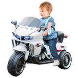 MYTS Kids Three Wheel Ride-on Sports Bike 12V - White