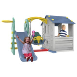 MYTS Korean Playhouse Game With Swing & Slide - Blue/Grey