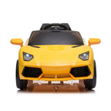 MYTS 24V Lamborghini 2 Seater Aventador Electric Car - Yellow