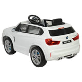 MYTS Licensed Electric BMW X5 M Kids Ride-On Car 12V - White