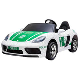 MYTS Licensed Electric Police 2 Seater Rideon Car - White - XXL