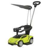 MYTS Licensed Lamborghini With Sun Canopy Kids Push Car - Green