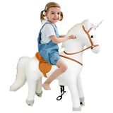 MYTS Medium Pony Horse Rideon - White