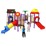 MYTS Mega Backyard Kids Playground Swinger And Slider