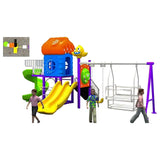 MYTS Mega Club Dual Swing & Dual And Wavy Slides