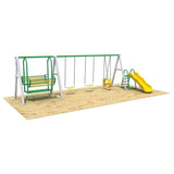 MYTS Mega Funky Kids Double N Single Swings N Slides