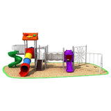 MYTS Mega Kids Playground Swinger And Slider With Climber