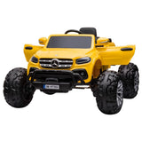 MYTS Mercedes 12V Monster Truck Kids Ride On - Yellow