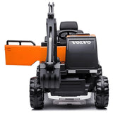 MYTS Mini Volvo Electric Wheeled Ride-On Excavator 12V - Orange