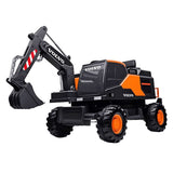 MYTS Mini Volvo Electric Wheeled Ride-On Excavator 12V - Orange