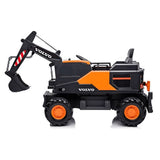 MYTS Mini Volvo Electric Wheeled Ride-On Excavator 12V - Orange