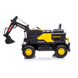MYTS Mini Volvo Electric Wheeled Ride-On Excavator 12V - Yellow