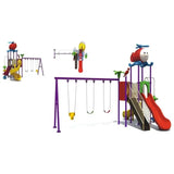 MYTS Modern Explorer Tower With 3 Swings & 2 Slides