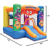 MYTS Monster Inflatable Bounce House & Bouncy Castle Slide