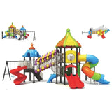 MYTS Monster Mega Play Zone With 2 Swings & 3 Slides