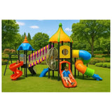 MYTS Monster Mega Play Zone With 2 Swings & 3 Slides