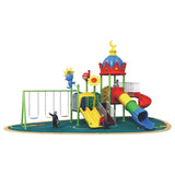MYTS Moon Roof With Swings & Tube N Curvy Slides For Kids