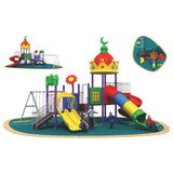 MYTS Moon Roof With Tube Slides 3 Swings & Climbers