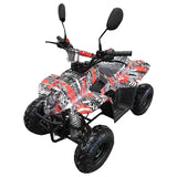 MYTS Off Road 110cc Quad Bike Camouflage Black/Red