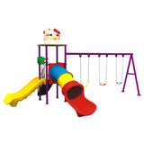 MYTS Outdoor Activity Playcentre With Slides & 3 Swings
