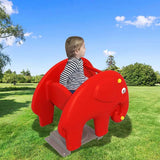 MYTS Outdoor Elephant Spring Rider - Red