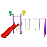 MYTS Outdoor Playcentre With Slide & 2 Swings - Small