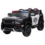 MYTS Electric Police Kids Ride-On Car 12V - Black