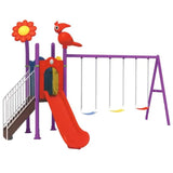 MYTS Premium Outdoor Play With 3 Swings & 1 Slide