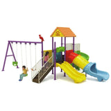 MYTS Premium Outdoor Play With 3 Swings & 3 Slides