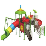 MYTS Premium Outdoor Play With Climbers, 3 Swings & 3 Slides
