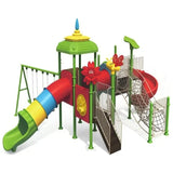 MYTS Premium Outdoor Play With Climbers, 3 Swings & 3 Slides