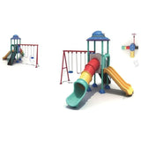 MYTS Premium Ultimate Outdoor Play With 3 Swings & 2 Slides