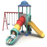 MYTS Premium Ultimate Outdoor Play With 3 Swings & 2 Slides