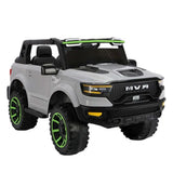 MYTS RVM Ride-On Electric Toy Truck for Kids - Grey