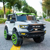 MYTS RVM Ride-On Electric Toy Truck for Kids - White