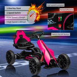 MYTS Racing Adventure Pedal Go Kart Car - Pink