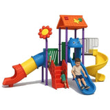 MYTS Recreational Play Deck With 3 Slides