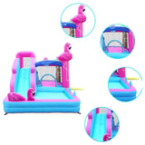 MYTS Swan Inflatable Mega Bouncer With Slide