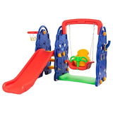MYTS Swing & Slide Playset With Basket Ball Hoop
