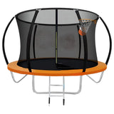 MYTS Trampoline With Basket Ball Hoop 8ft - Orange