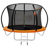 MYTS Trampoline With Basket Ball Hoop - Orange - 6ft