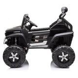MYTS UTV Mercedes-Benz Unimog Lights Ride-On Car 12V - Black
