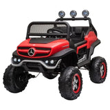 MYTS UTV Mercedes-Benz Unimog Lights Ride-On Car 12V - Red