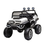 MYTS UTV Mercedes-Benz Unimog Lights Ride-On Car 12V - White