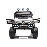 MYTS UTV Mercedes-Benz Unimog Lights Ride-On Car 12V - White