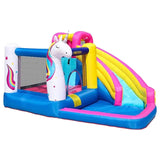 MYTS Unicorn Inflatable Mega Bouncer With Slide